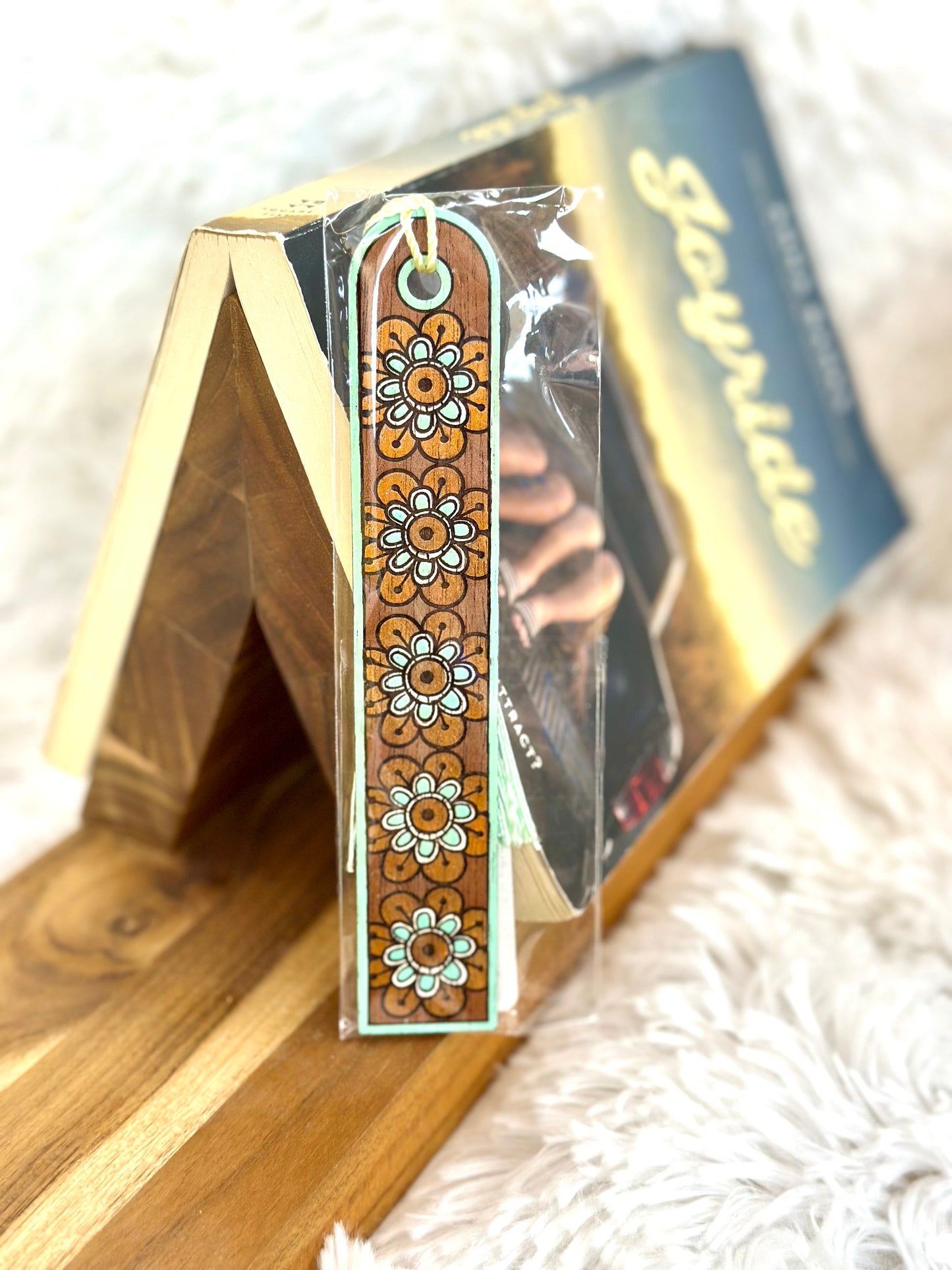 Wooden Hand painted Bookmarks