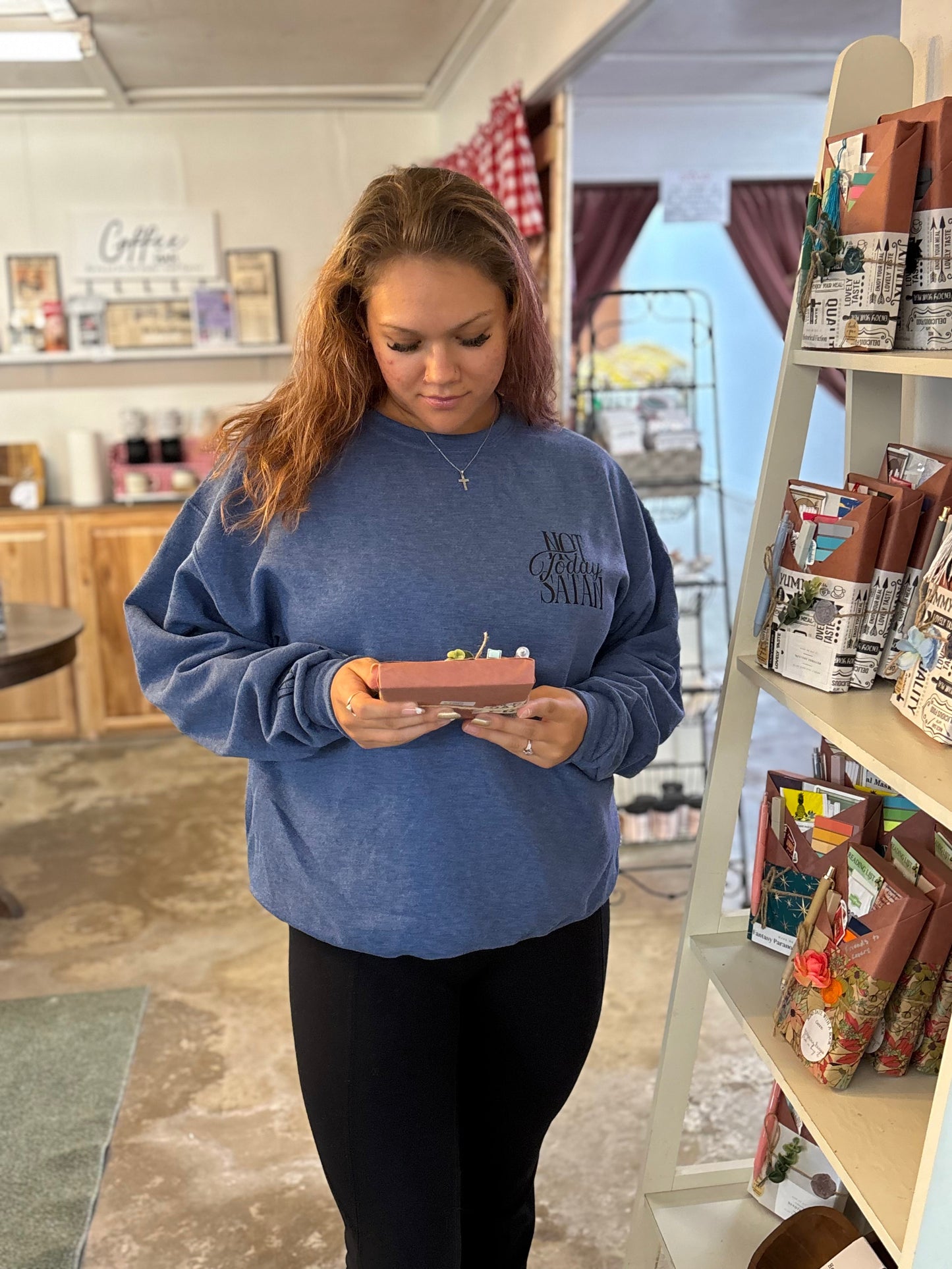 Not today satan crewneck