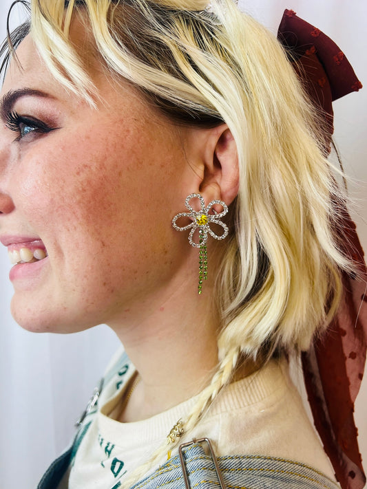 Daisy Sparkly Earrings