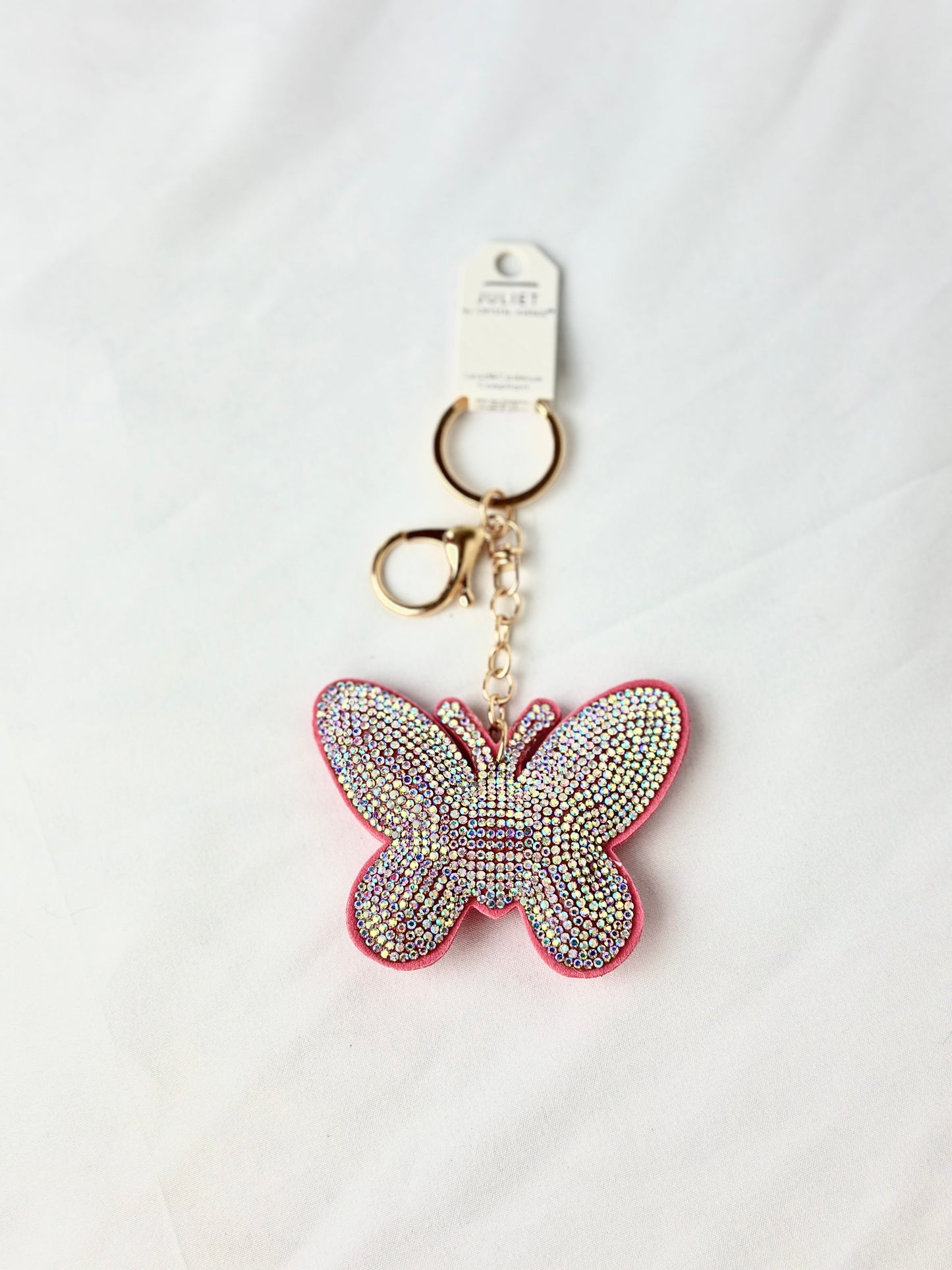 Bling puff keychains