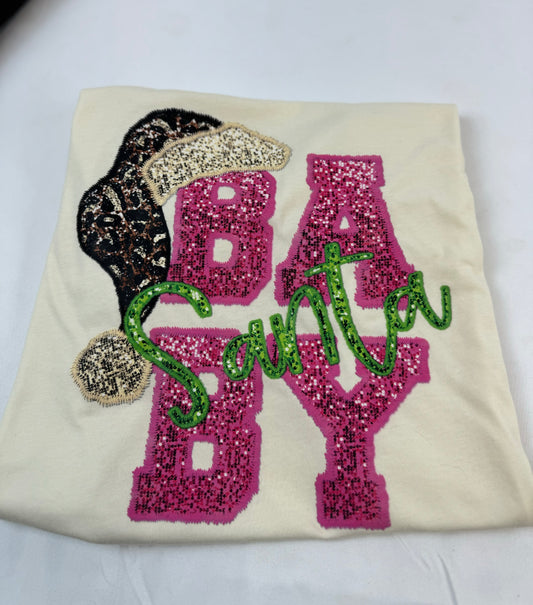 Santa Baby Sparkle Shirt