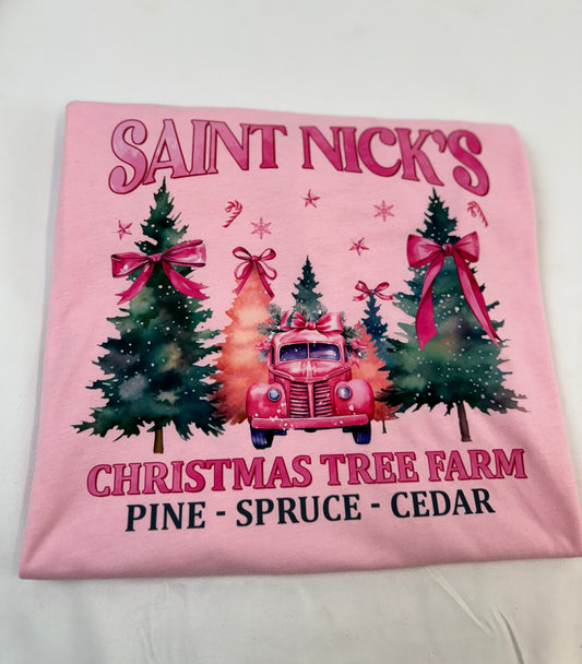 Saint Nick's Christmas Tree Farm Shirt