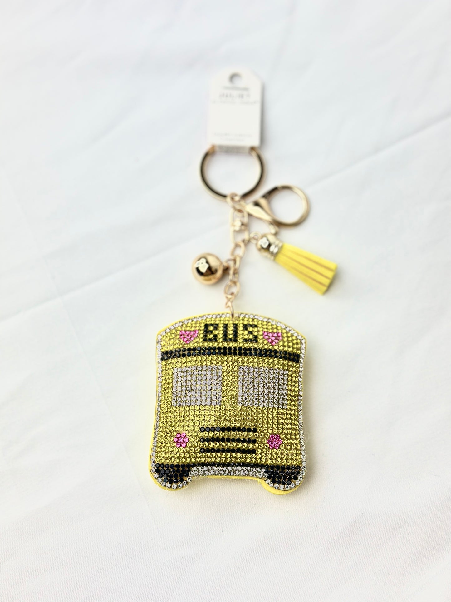 Bling puff keychains