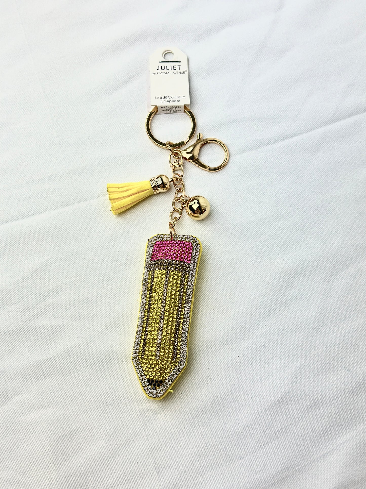 Bling puff keychains