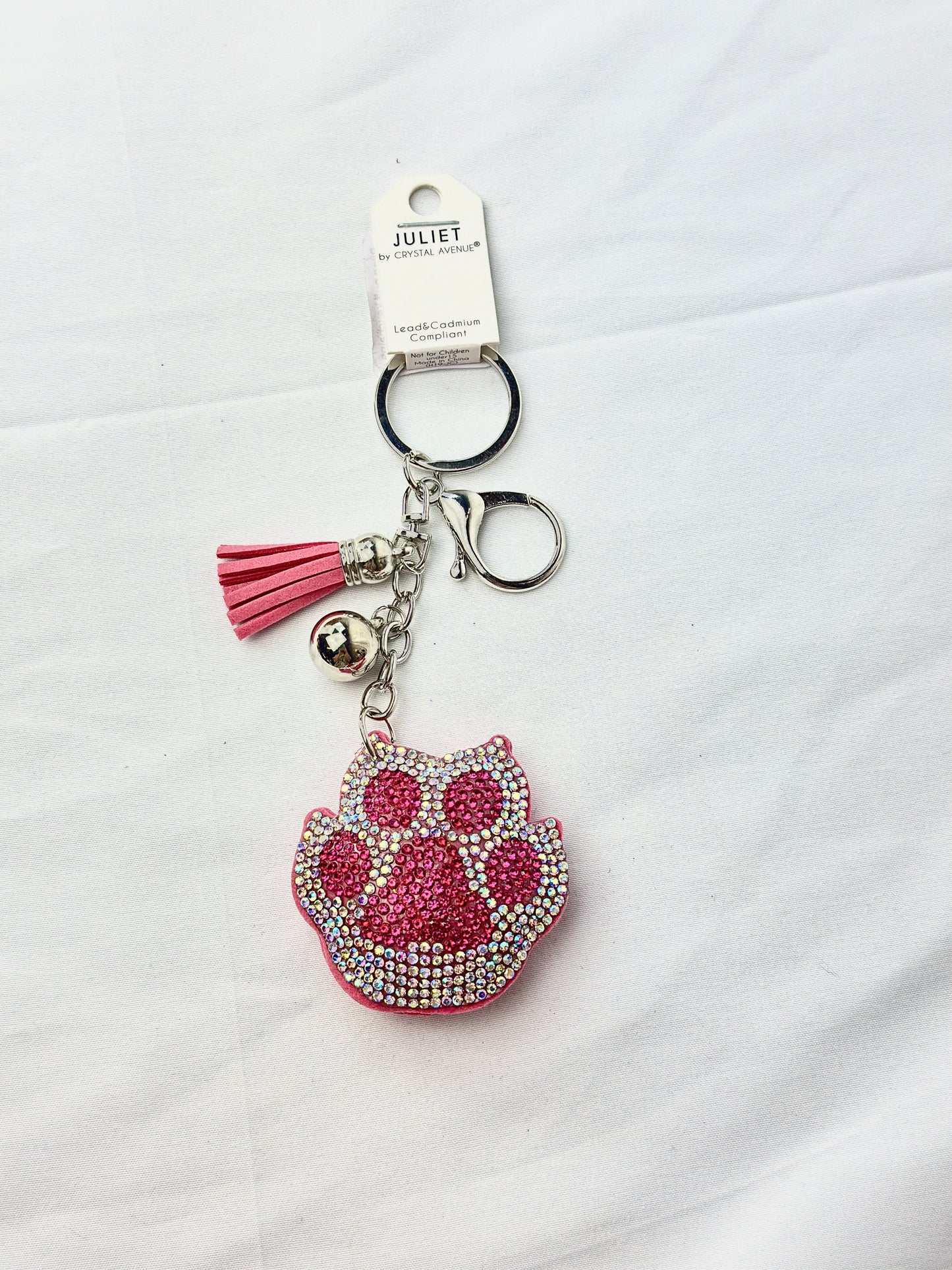 Bling puff keychains