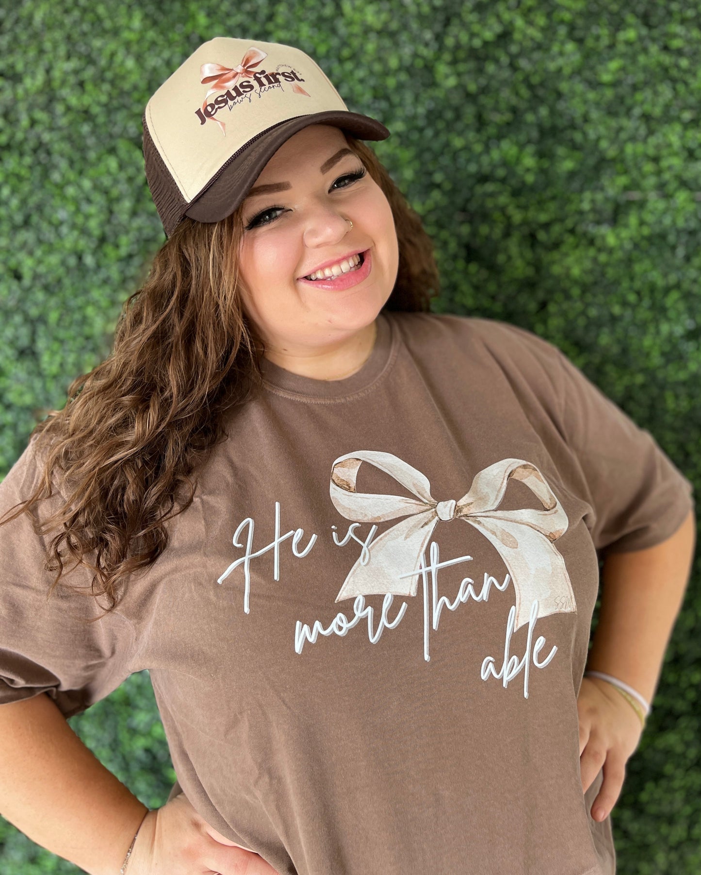 He is more than able Bow tee