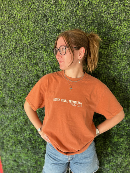 Trust while trembling Tee