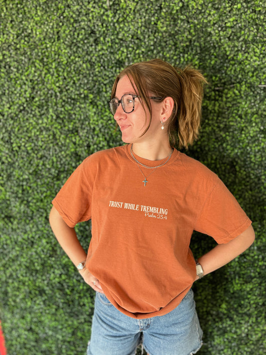 Trust while trembling Tee
