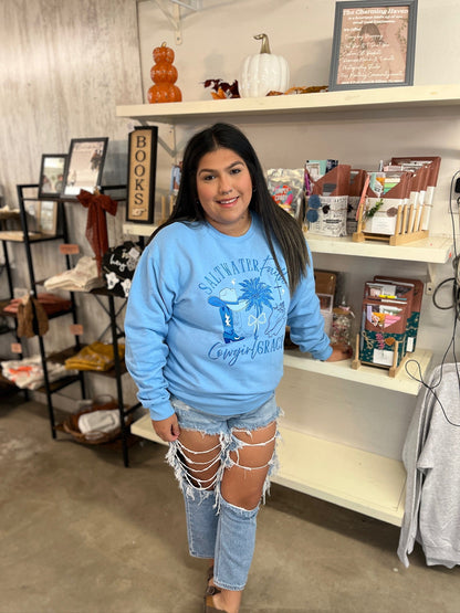 Salt Water Faith Crewneck