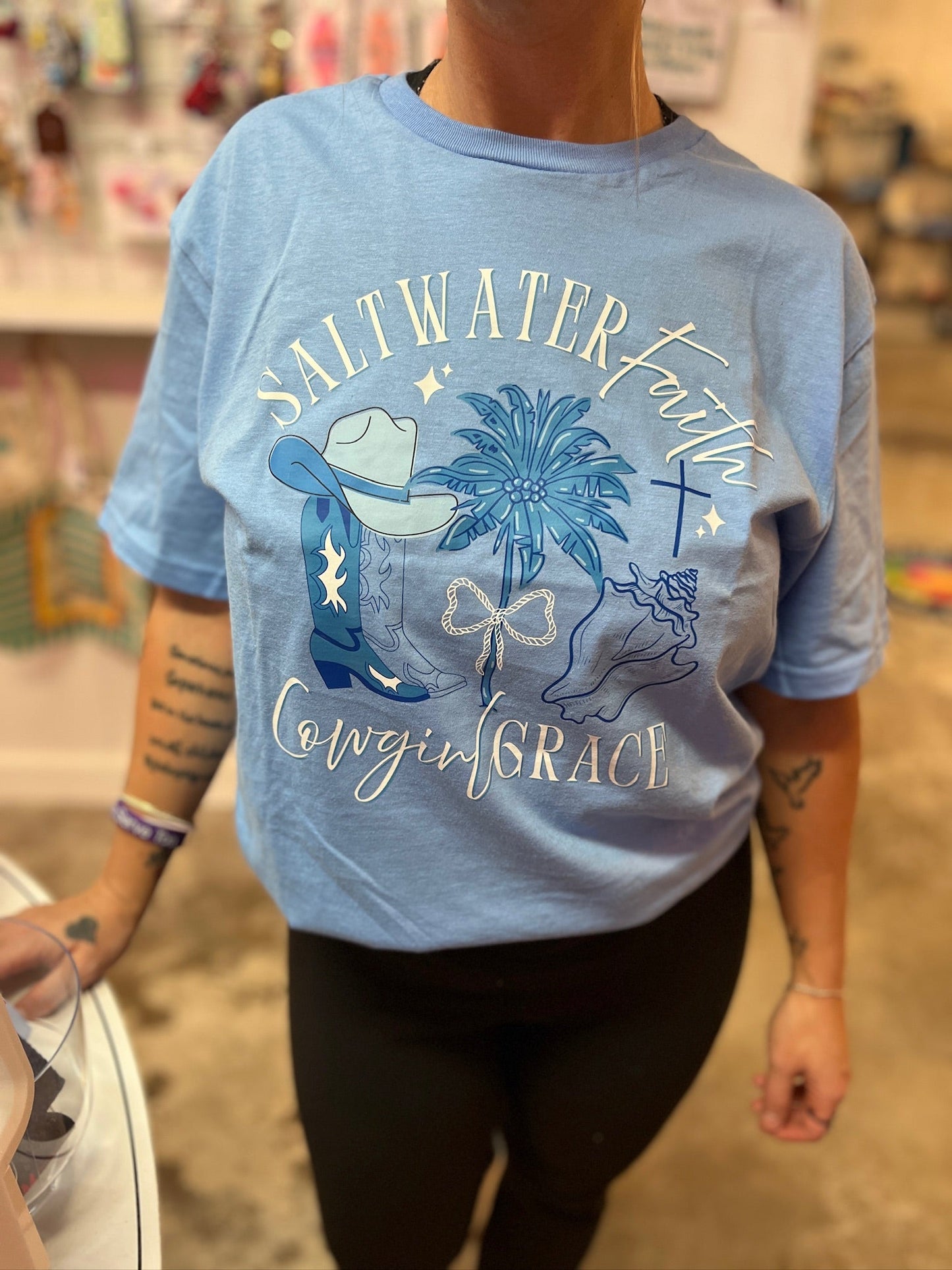 Salt Water Faith Tee