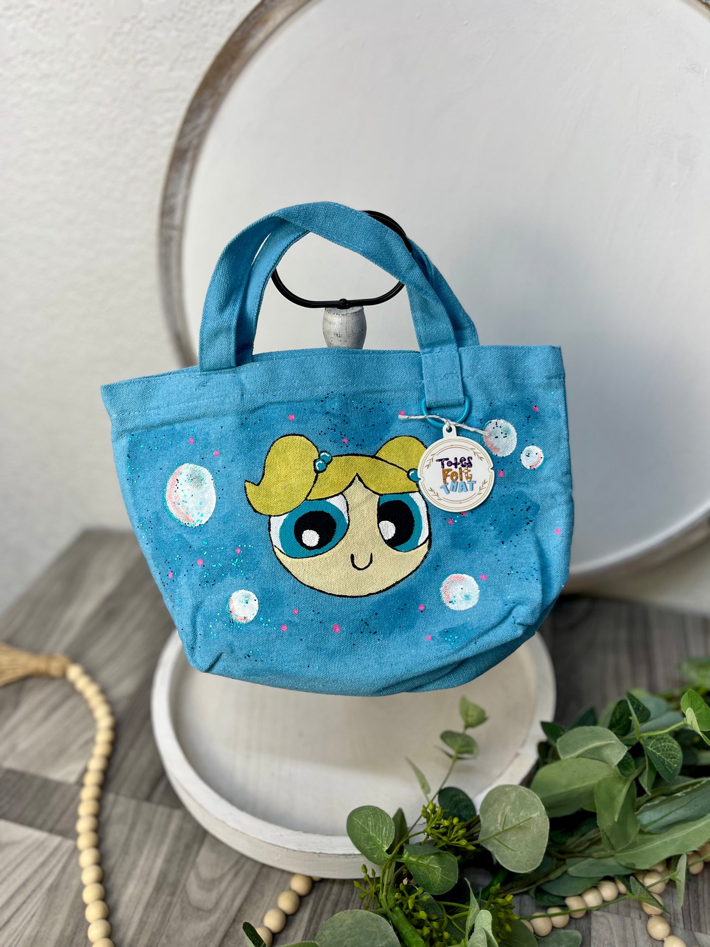 90s Cartoon Inspired Mini Totes