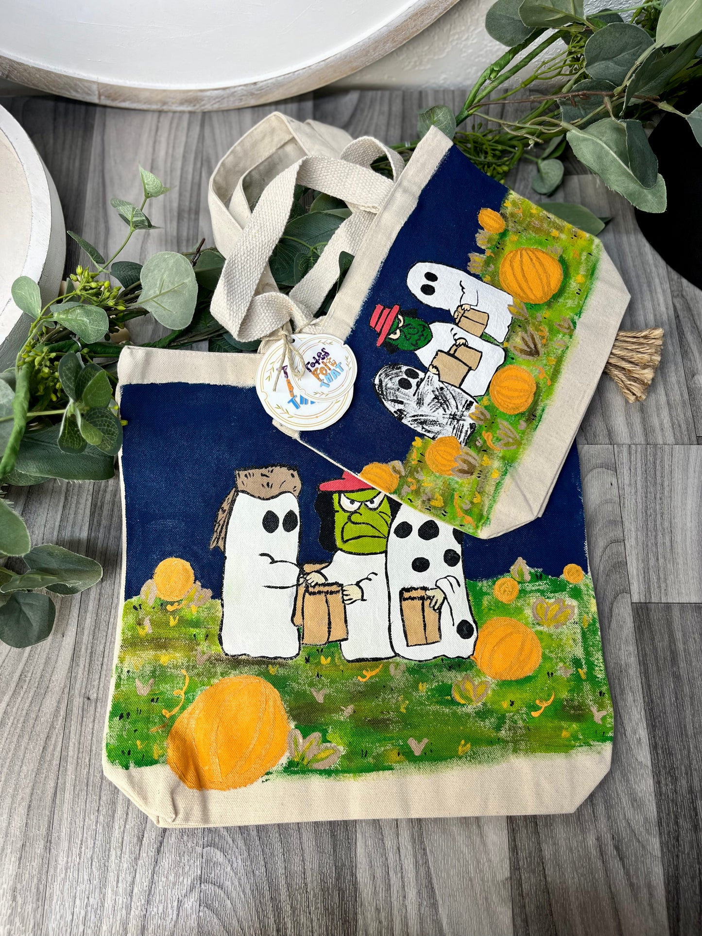 Hand Painted Tote Sets