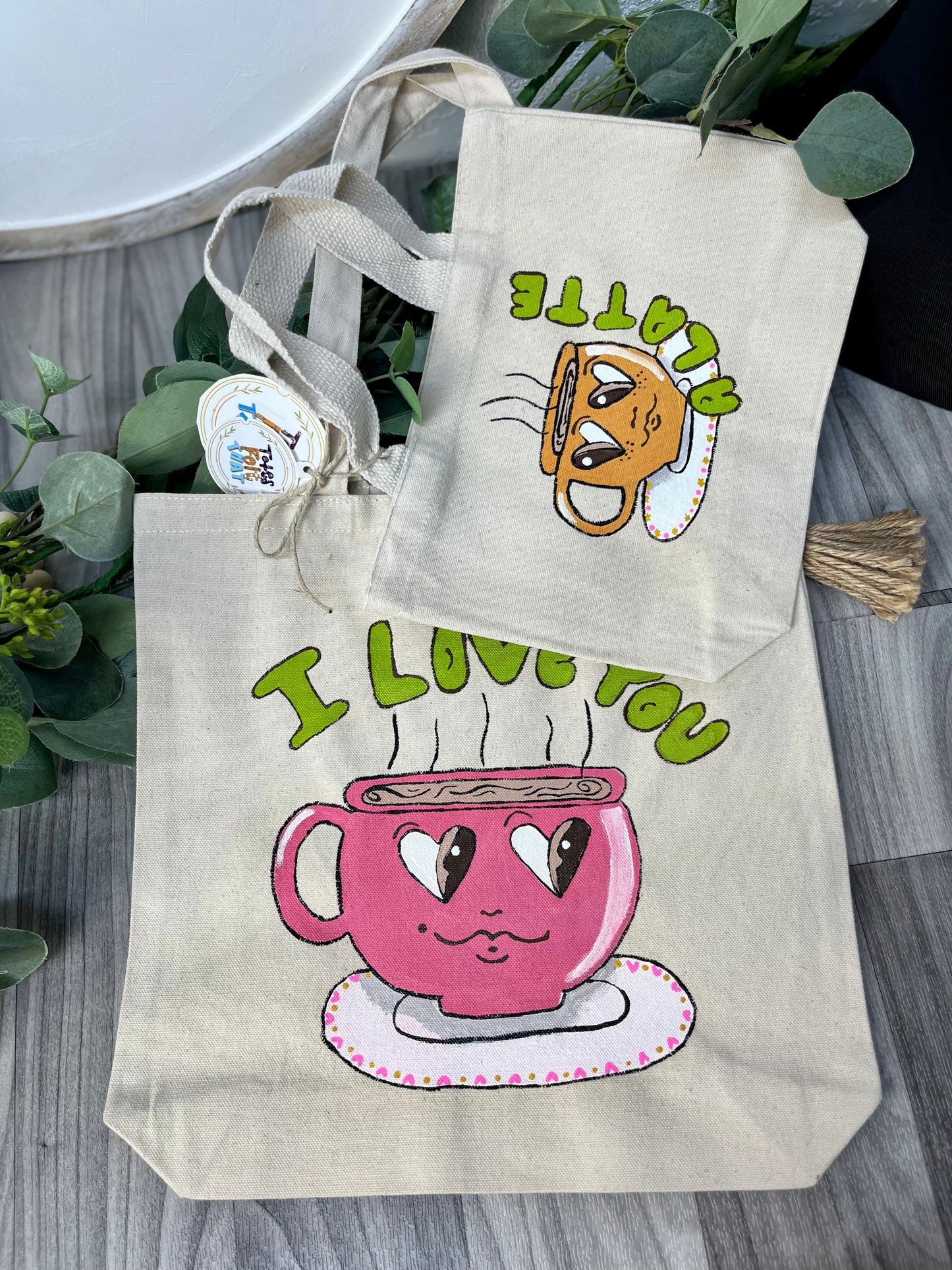 Hand Painted Tote Sets