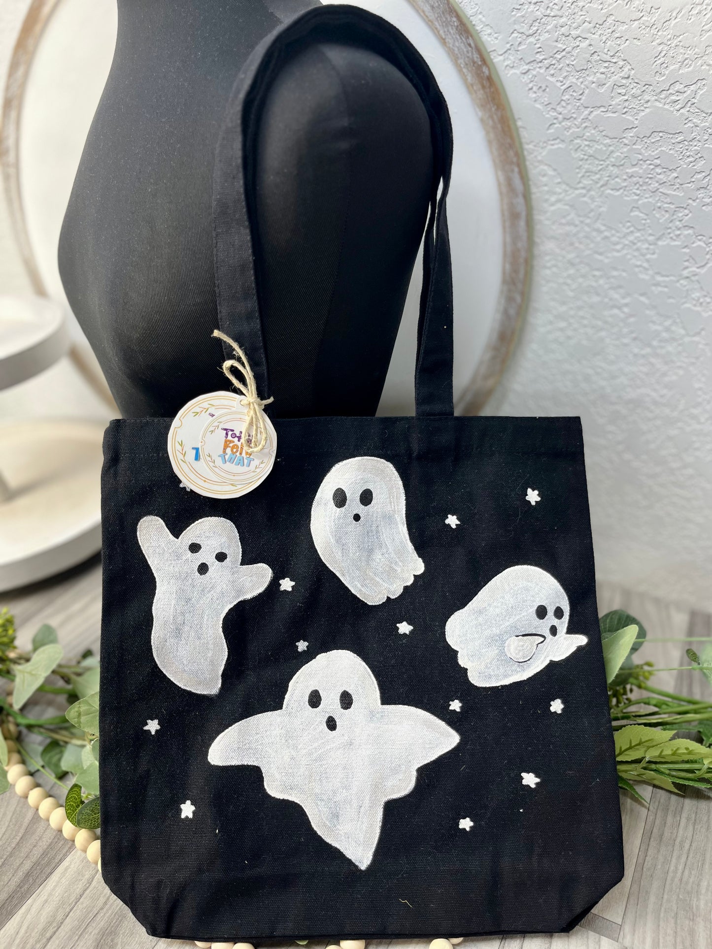 Seasonal Hand Painted Totes