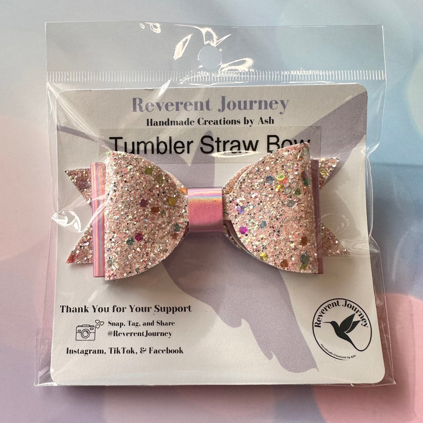 Tumbler Straw Bow