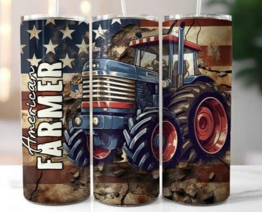 American Farmer/Tractor 20 oz skinny