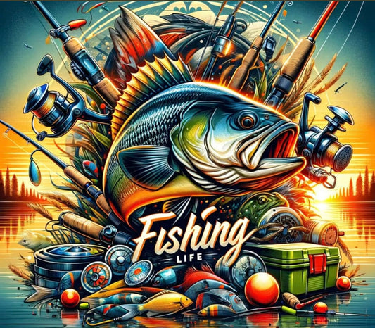 Fishing Life 20 oz skinny