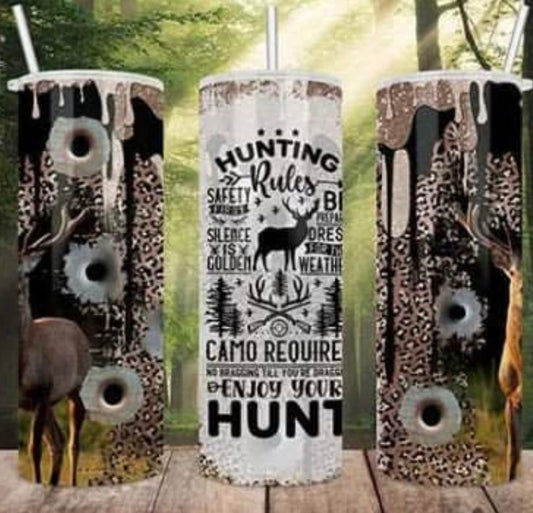 Hunting Rules 20 oz skinny