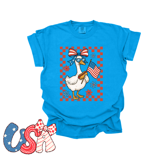 Patriotic Girl Goose