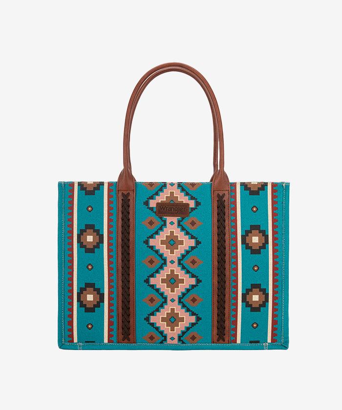 Turquoise Wrangler Tote