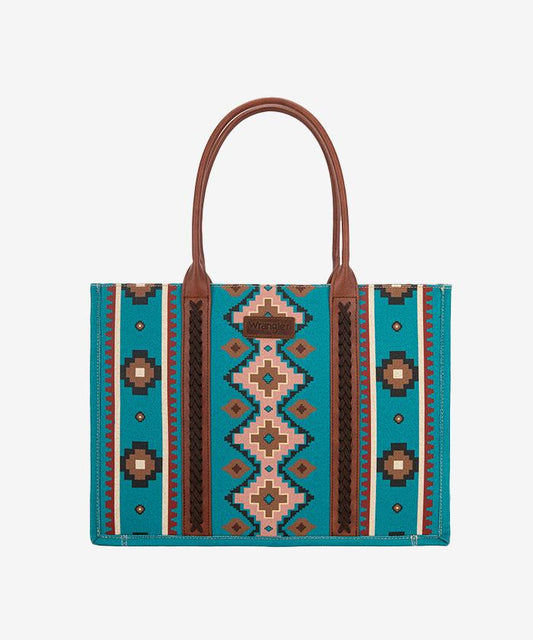 Turquoise Wrangler Tote