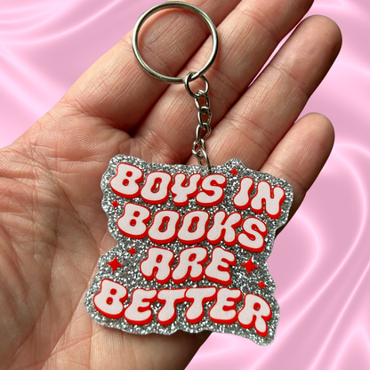 Book Theme Keychain