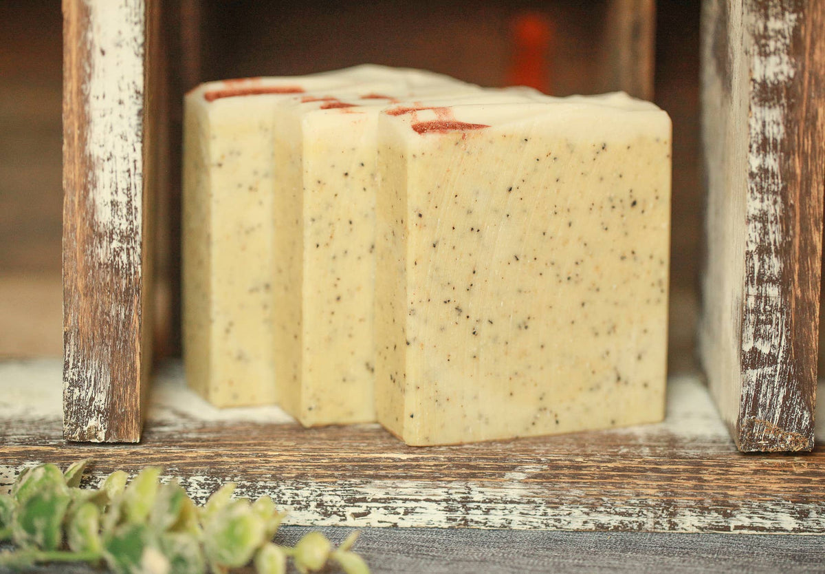 Coffeehouse Cold Process Exfoliating Bar Soap,  4 oz.