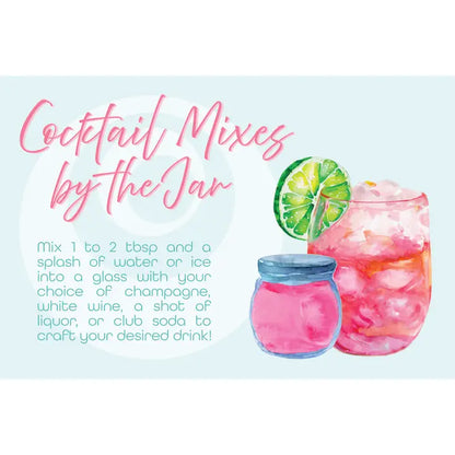 Cocktail Mix Jars