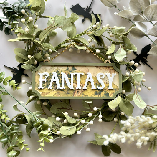 Fantasy Map Wall Sign