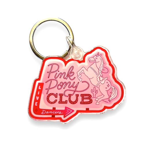 Pink Pony Club Keychain