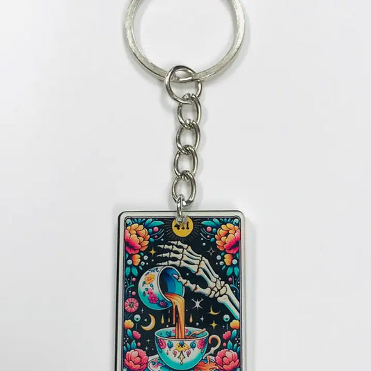 Spill The Tea Keychain
