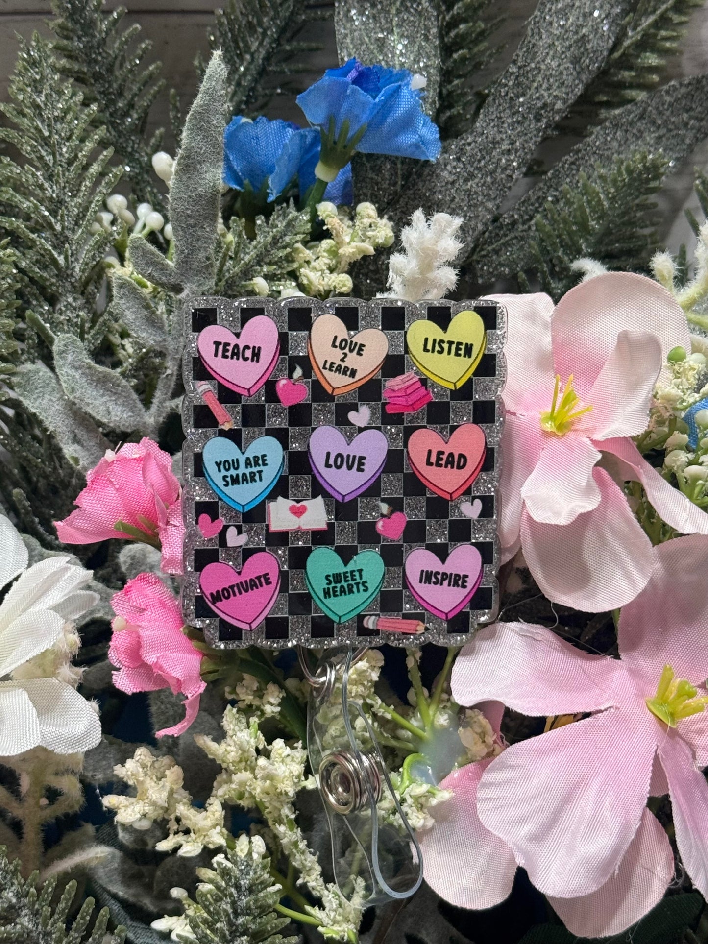 Teacher Badge Reel Toppers