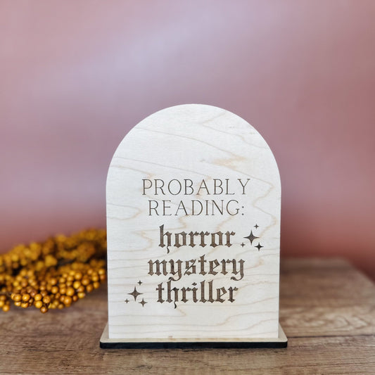 Probably Reading Horror....Book Nook