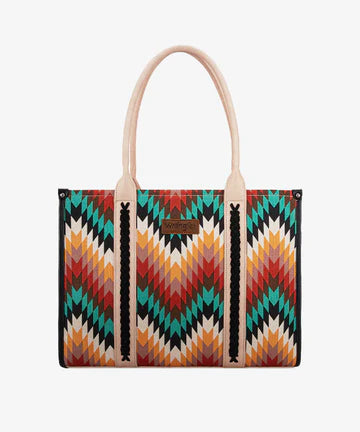 Turquoise Aztec Wrangler Crossbody